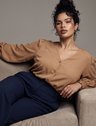 camisa plus size canela angela