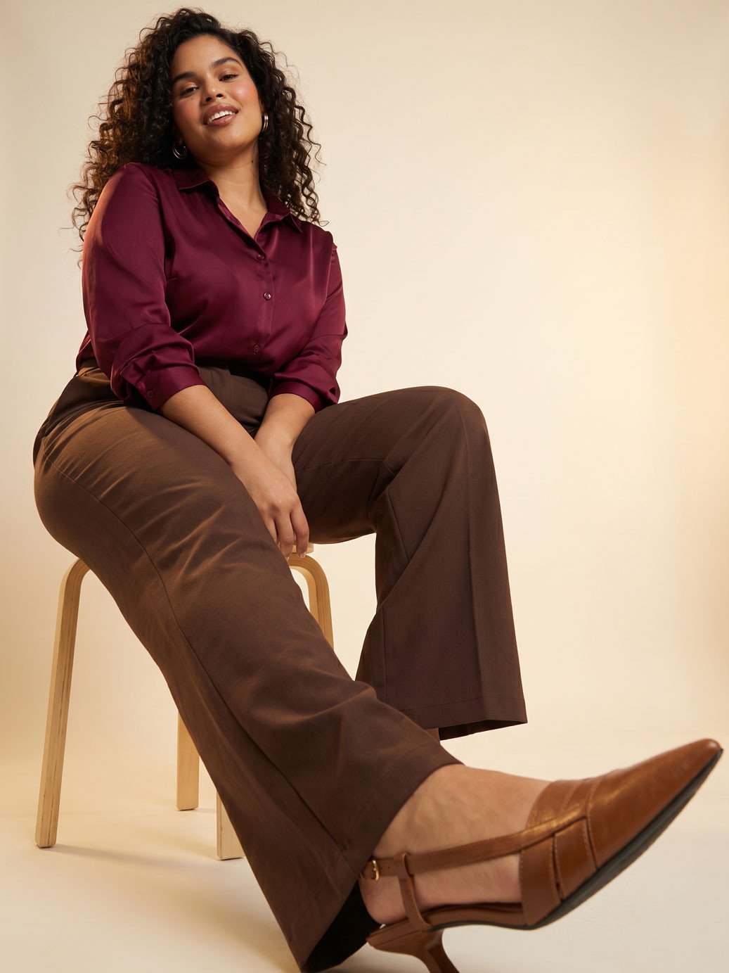 scarpin slingback camel seraphine