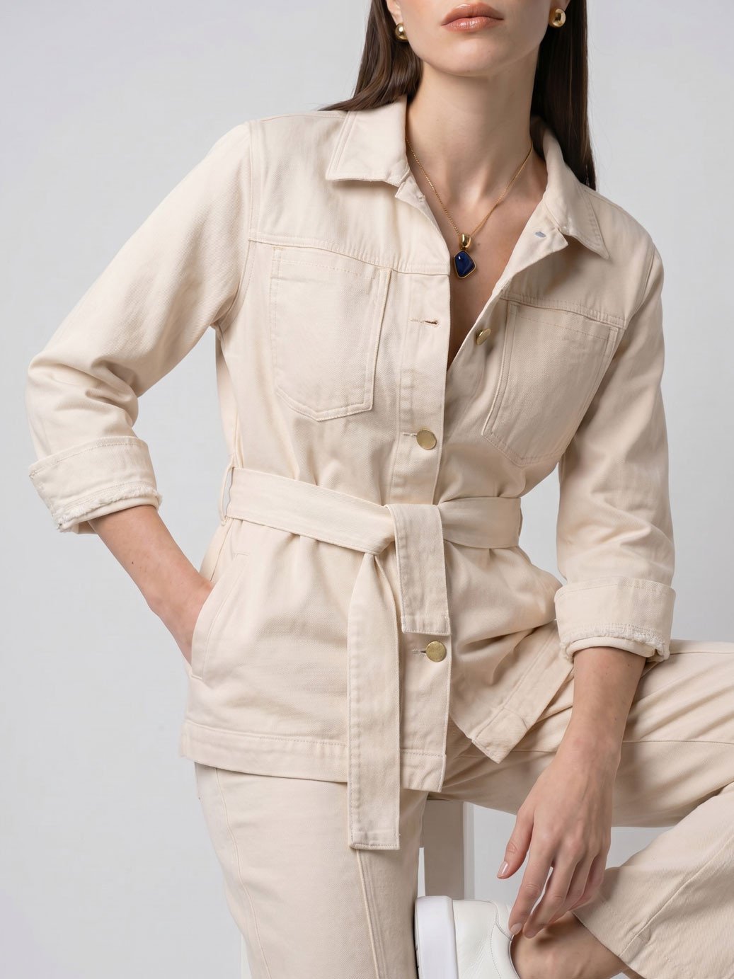 11400352 parka com bolsos em sarja off white nola 3