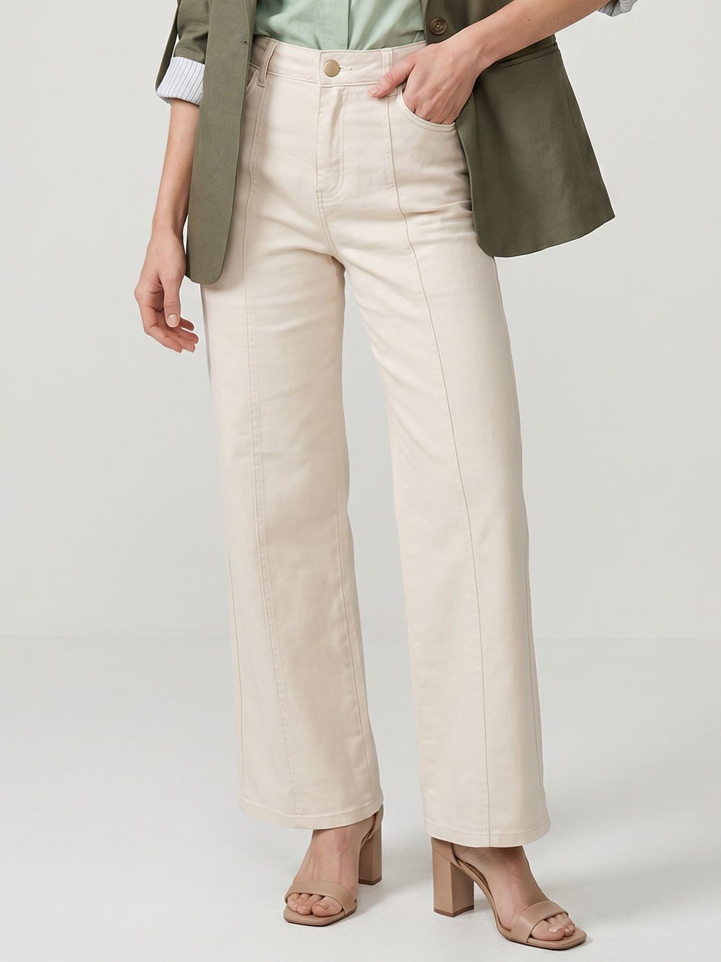 19200651 calca wide leg em sarja off white atena