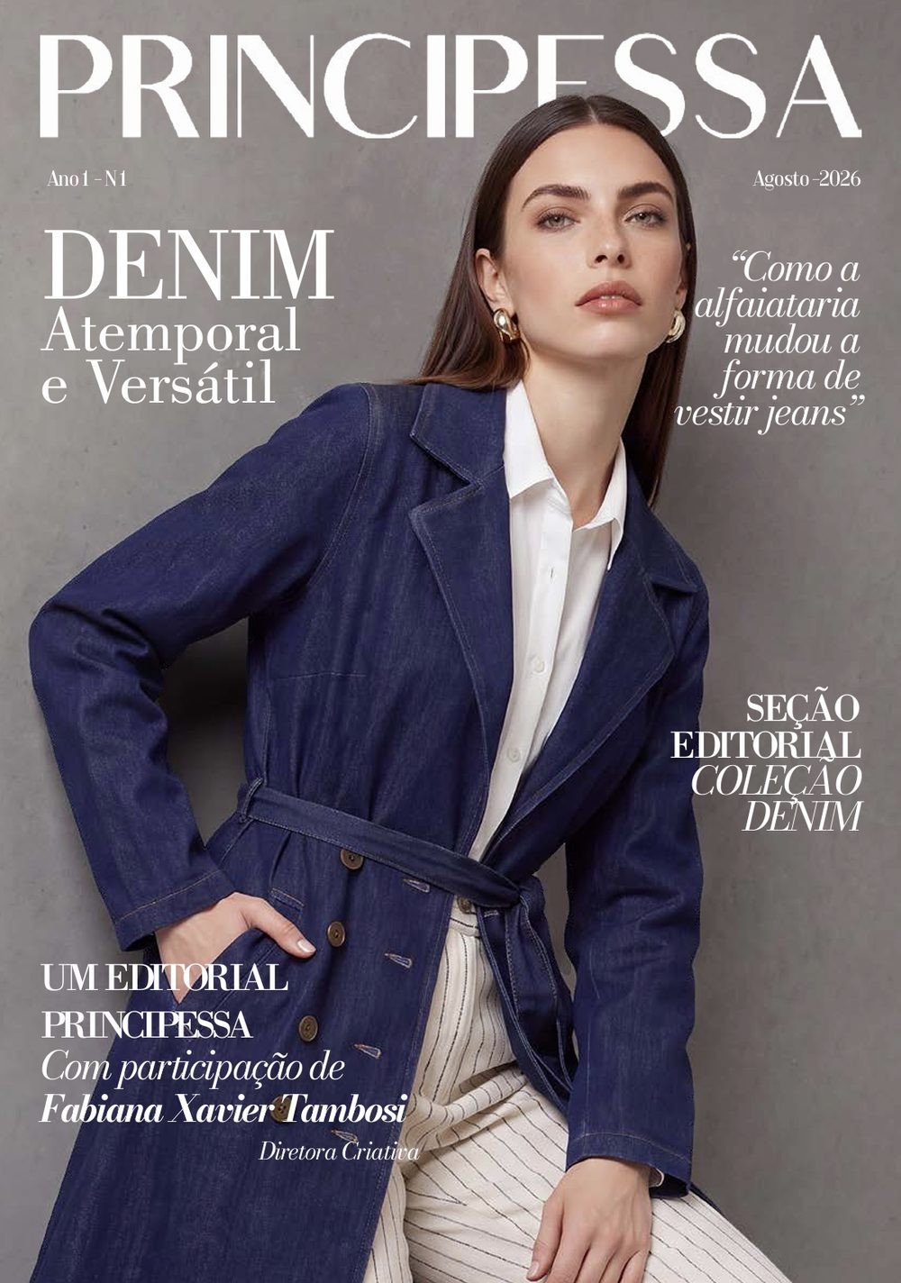 Revista Principessa &mdash; Denim Atemporal e Vers&aacute;til