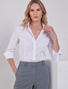 10200946 camisa feminina tricoline branca roberta 19200550 calca alfaiataria reta cinza belymara 1 2
