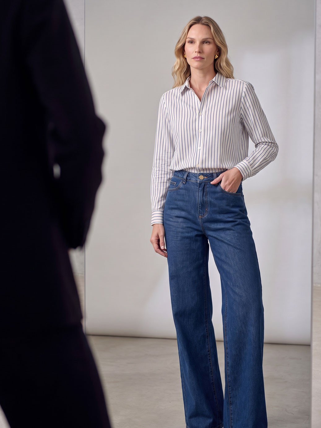 10202233 camisa comfy de algodao listrado tiany 19200431 calca jeans pantalona sabrina 2 2