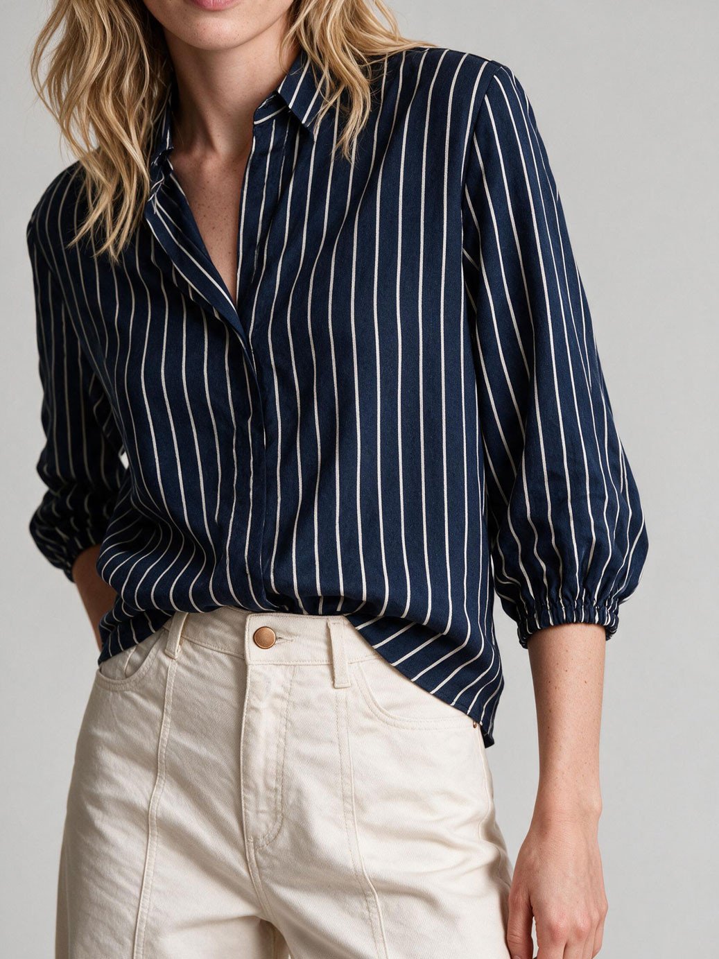 10202285 camisa over intermediaria listrada queila 19200651 calca wide leg em sarja atena 6