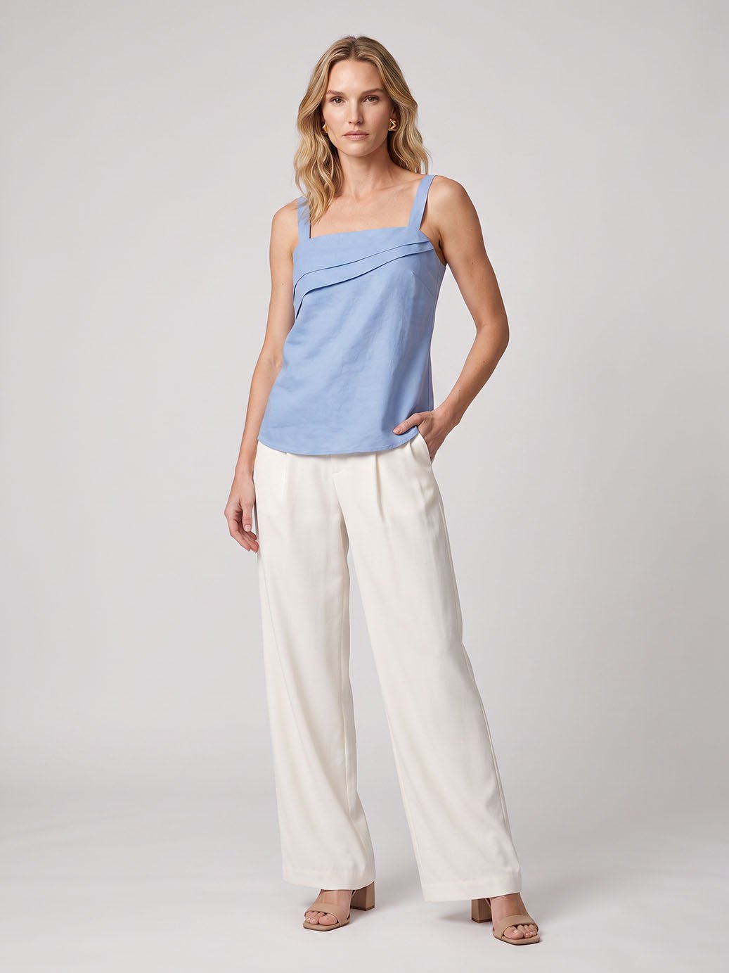 blusa social azul florencia principessa 05