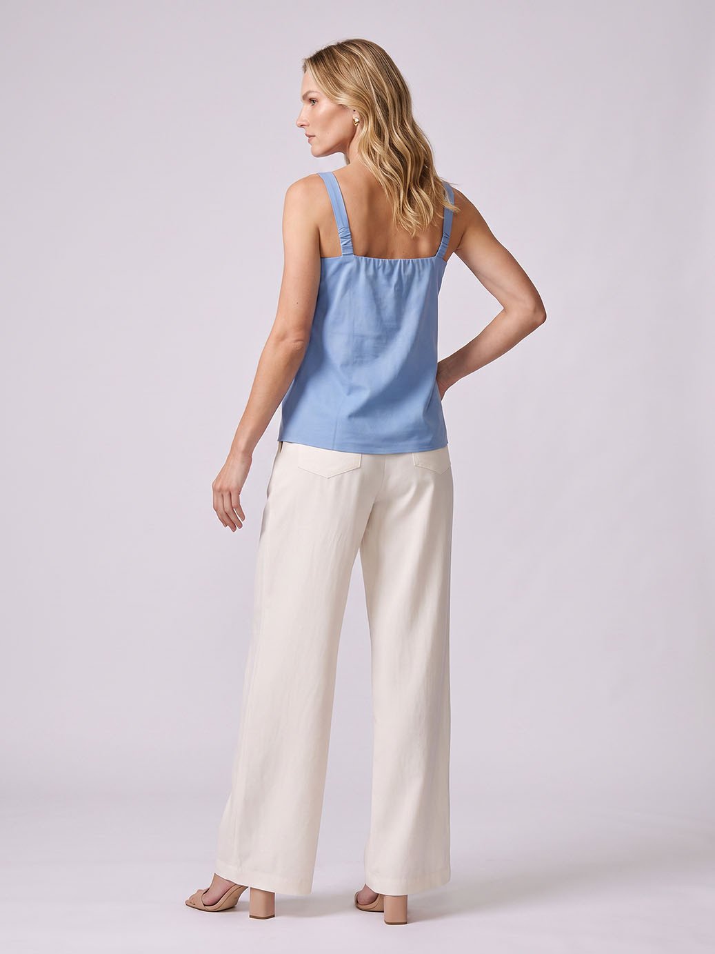 blusa social azul florencia principessa 04