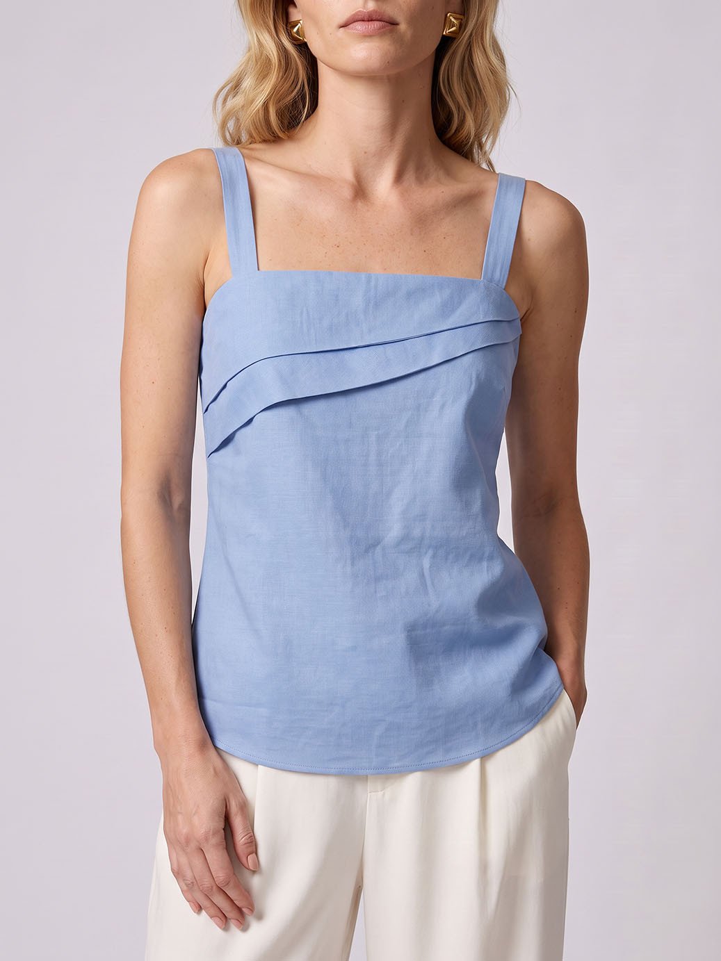 blusa social azul florencia principessa 03