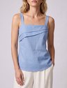 blusa social azul florencia principessa 03