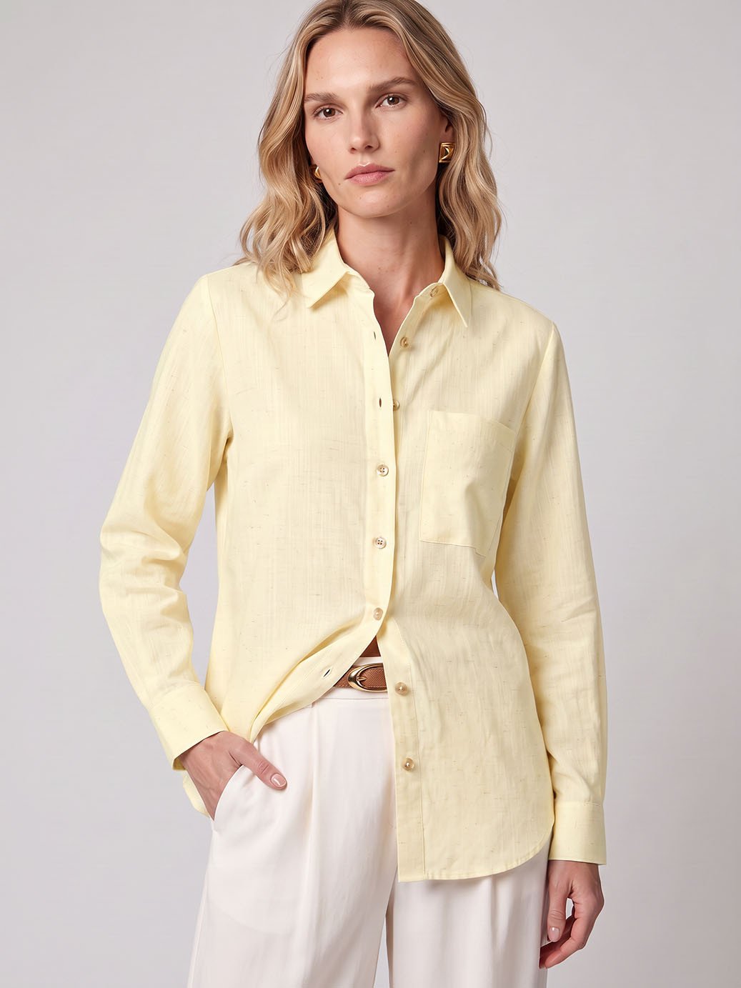 camisa de linho principessa kali