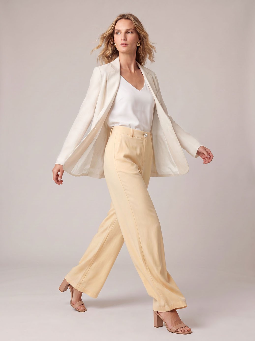 blazer alfaiataria de linho principessa yara