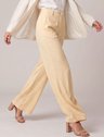 calca alfaiataria viscose wide leg amarelo manteiga jade
