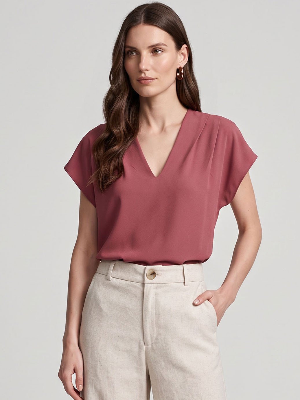 10501821 blusa em crepe terrracota oliviana 19200645 calca pantalona linho natural iselle 1