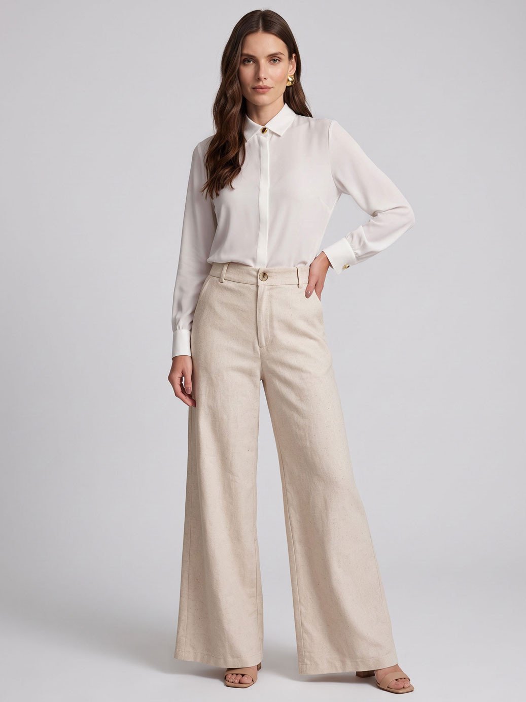 19200645 calca pantalona linho natural iselle 10202238 camisa manga longa off white anaisa 1 1