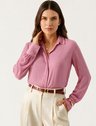 10202311 camisa manga longa regular em crepe rosa antigo ines 2