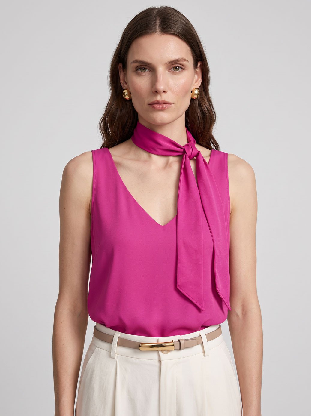 10800892 regata feminina em crepe framboesa lucia 10161123 faixa gravata crepe rosa pink yumi 2