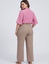 19200578 calca alfaiataria plus size mocha mousse lorde 10501713 blusa decote v em chiffon plus size rosa bete 2