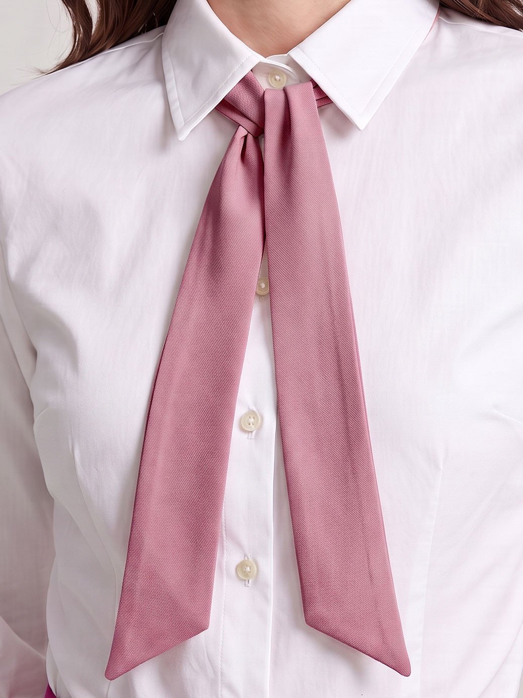 10161122 faixa gravata crepe rosa antigo yumi