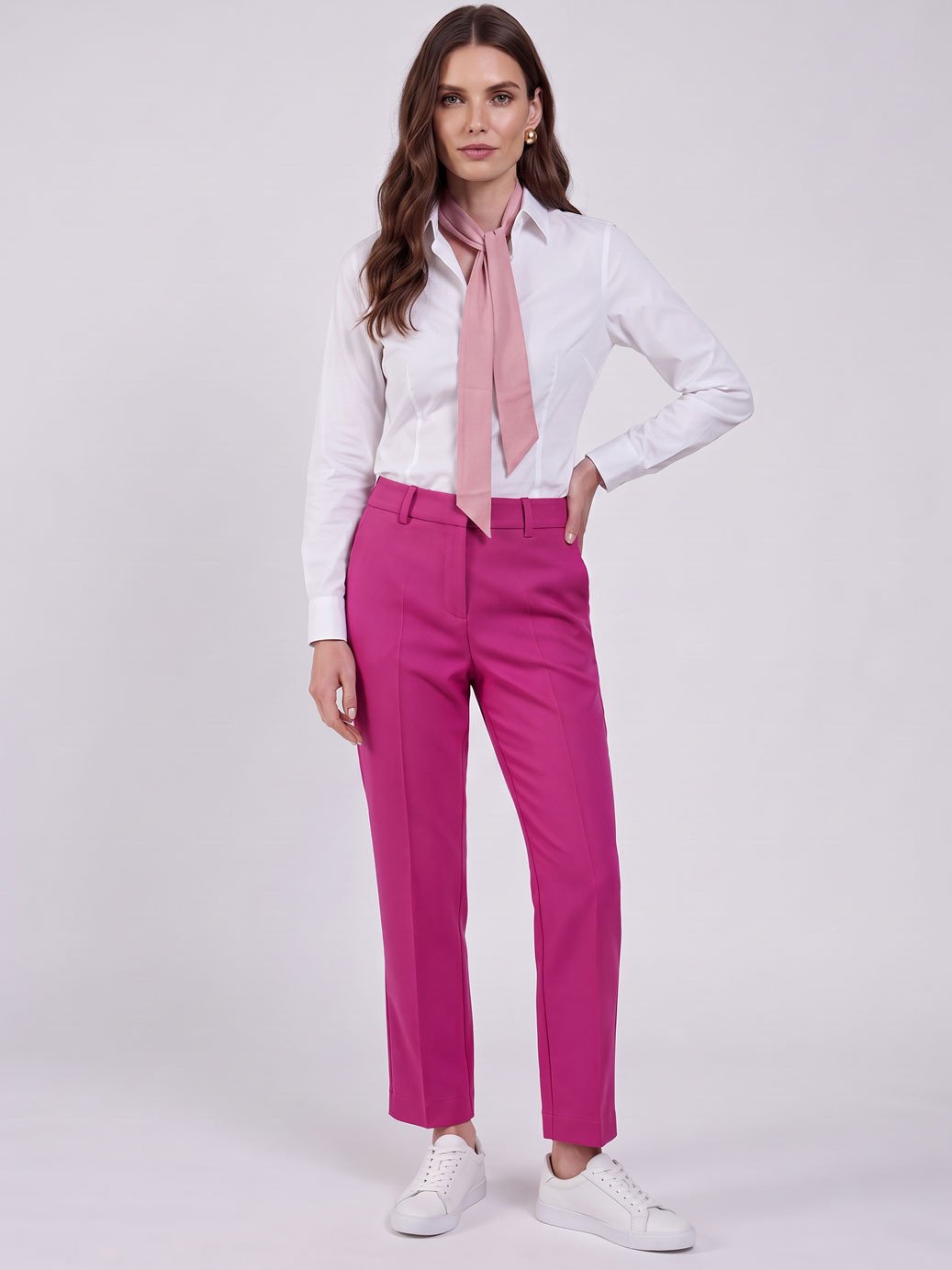 10161122 faixa gravata crepe rosa antigo yumi1